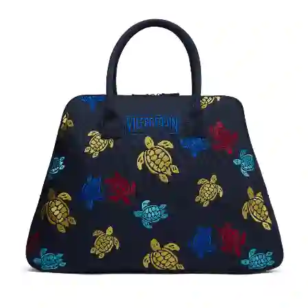 صورة Unisex Multicolor Turtles Dance Brady Çanta