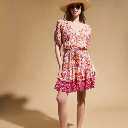 صورة Kadın Bona Iris Lace- Vilebrequin x Poupette St Barth Plaj Giyim