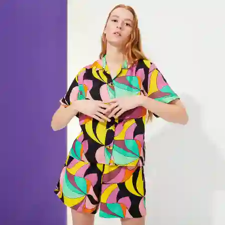 صورة Kadın 1984 Invisible Fish Leany Gömlek