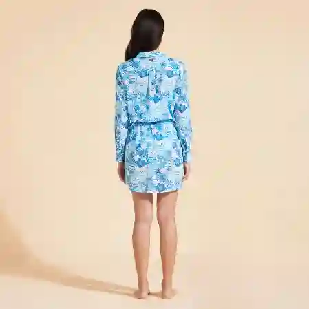 صورة Kadın Tahiti Flowers Florence Gömlek