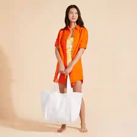 صورة Kadın  Keten Fragance Keten Plaj Giyim