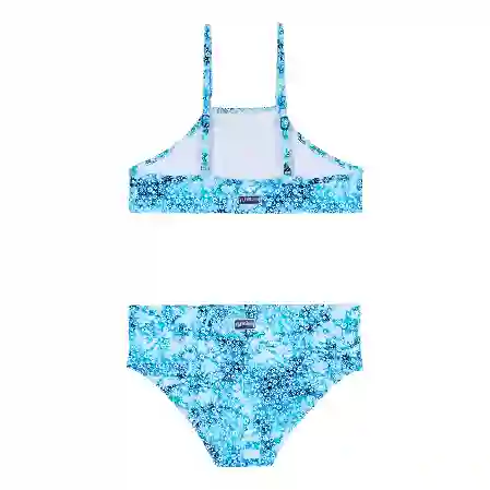 صورة Kız Çocuk Gomette Flowers Tie & Dye Bikini