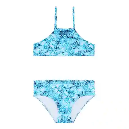 صورة Kız Çocuk Gomette Flowers Tie & Dye Bikini