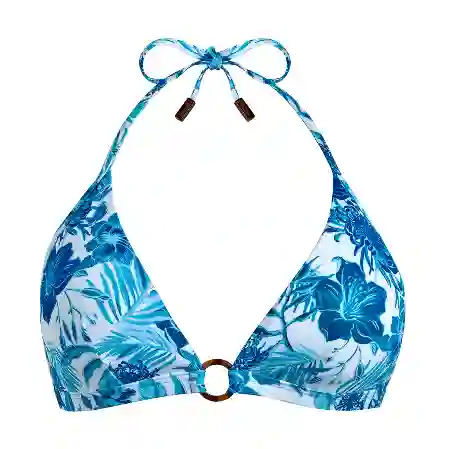 صورة Kadın Tahiti Flowers Flechett Bikini Üstü